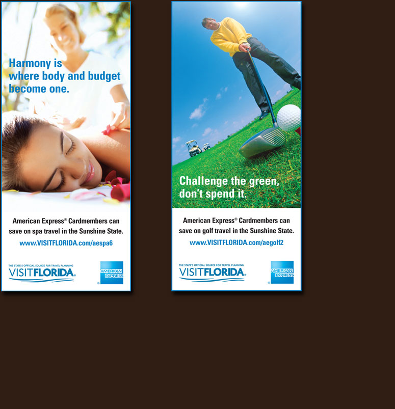 American Express Spa and Golf ads