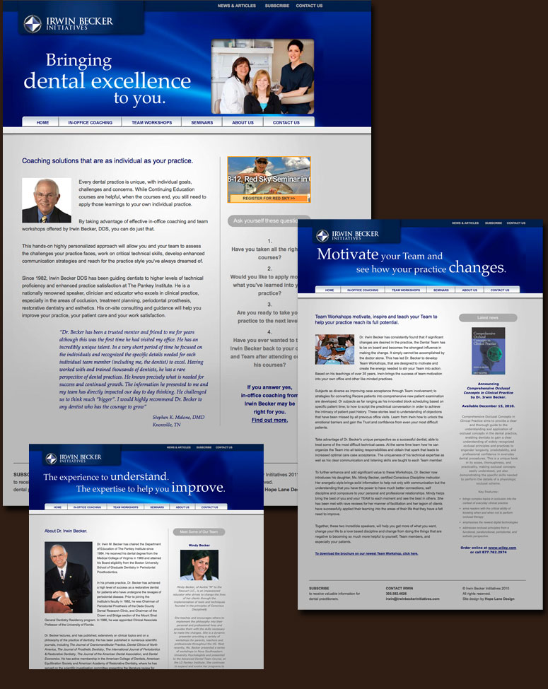 irwinbecker.com website