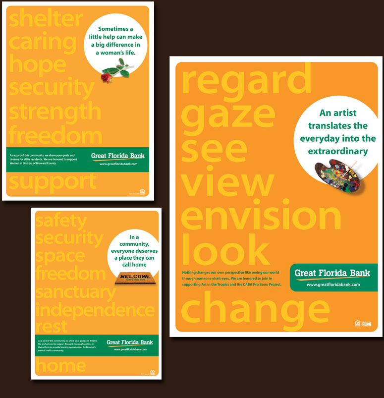 Great Florida Bank ad campaign